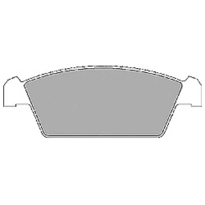 Imagen de MAPCO 6601 Juego de pastillas freno Eje delantero excl. contacto avisador desgaste DAEWOO: Tico