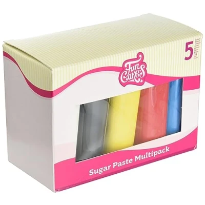 Imagen de FunCakes Pasta De Azúcar Multipack Colores Primarios 5 X 00 G