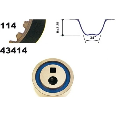 Imagen de MAPCO 23414 Kit de correa distribución 114 PEUGEOT: 406 Berlina, Partner I Combispace, 405 II CITROËN: Xsara Hatchback