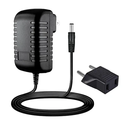 Imagen de Guy Tech Adaptador de CA compatible con pedal BEHRINGER FCV100, cable alimentación, cargador CC + enchufe europeo