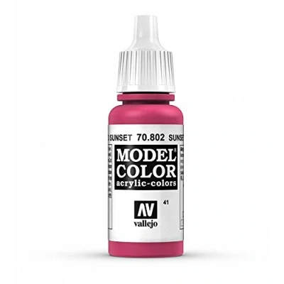 Imagen de Vallejo Model Color Pintura Acrílica, Rojo (Sunset), 17 ml
