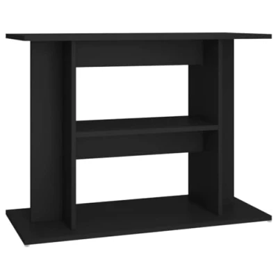 Imagen de vidaXL Soporte para Acuario Madera de ingeniería Negro 80x35x60 cm