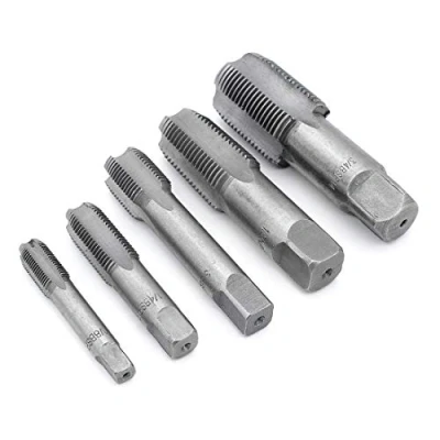Imagen de Yuhtech 5 piezas de acero BSP 55 grados rosca cónica manual G1/8 G1/4 G3/8 G1/2 G3/4