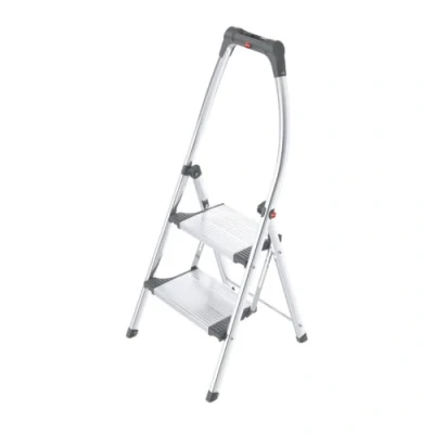 Imagen de Hailo LivingStep Plus Taburete de aluminio con estribo alto seguridad (2 peldaños)