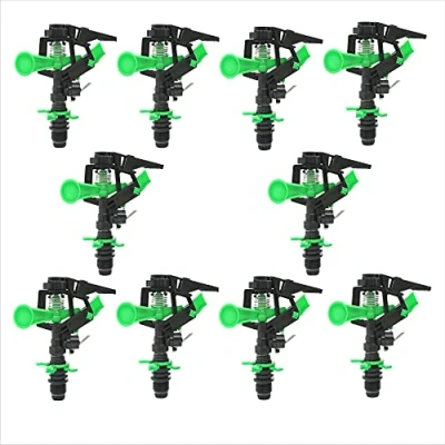Imagen de [Pack 10] riego profesional de agrícola sectorial 1/2&quot;. Aspersor ajustable círculo parcial. con variación giro flujo 1,5/ 2,3 L/min. Distancia disparo 10 14m