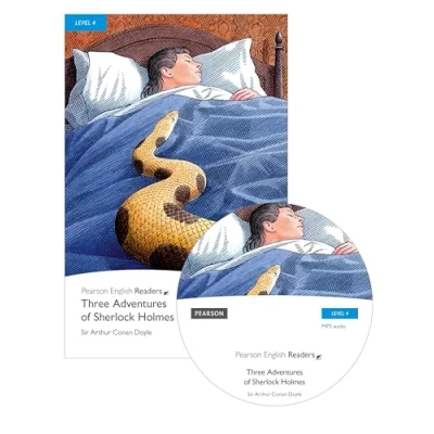 Imagen de Three Adventures Of Sherlock Holmes + Cd Level 4 Intermediate Arthur Conan Doyle (autor)