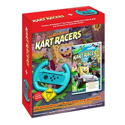Imagen de MERIDIEM GAMES, S.L. Accesorios PC y Portátiles Marca Modelo Nickelodeon Kart Racers (CIB) + Volante Switch