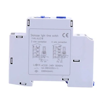 Imagen de Jadeshay Interruptor Temporizador AC 220 240 V de Luz Escalera,Carril DIN Electrónico