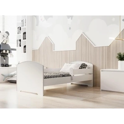Imagen de KOBI Cama Infantil LUK 140x70 en Juego con barandilla, colchón, Estructura, para niña y niño, habitación