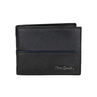 Imagen de Monedero de cuero para hombre, tarjetas crédito, tarjetero color negro