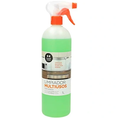 Imagen de Limpiador Multiusos de Superficies Perfumado Pulverizador para Cristales Azulejos Acero Inoxidable 1 litro Mayordomo