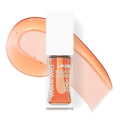 Imagen de Wet n Wild Lip Oil, Nutritivo y No Pegajoso Gloss Potenciado por 7 Aceites Naturales, Fórmula Ligera para Efecto de Brillo Espejo, Orange Blossom