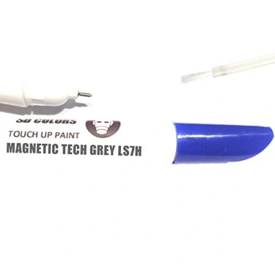 Imagen de SD COLORS 12ml Pintura de Retocar con Pincel Magnetic Tech Grey (LS7H) Compatible VW/Audi Reparación Arañazos, Desconchados y