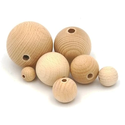 Imagen de JOWE® Bolas de madera haya (15 unidades, 50 mm, fabricadas en Austria)