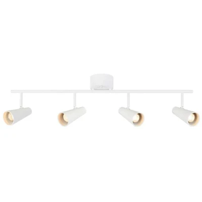 Imagen de Markslöjd Foco de techo Crest metal blanco 4 luces