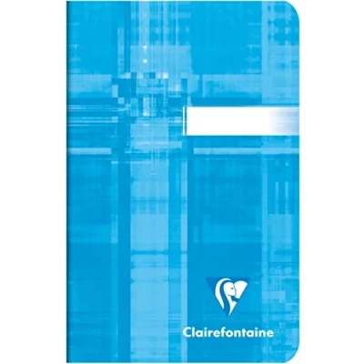 Imagen de Clairefontaine 63592C paquete de 10 cuadernos, 9 x 14 cm, 48 hojas cuadriculadas 90 g, colores surtidos, 1