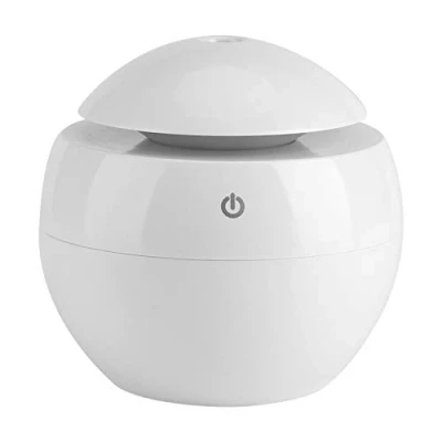 Imagen de Difusor de Aroma 130 Ml para Aceites Esenciales, Fragancia USB, Ultrasónico Aromaterapia, Luz LED Multicolor(Blanco)