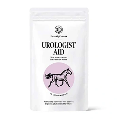 Imagen de Sensipharm Urologist Aid Ayuda naturalmente con el tracto urinario, la vejiga, los riñones, cistitis 180 tabletas de 1000 mg. para caballos