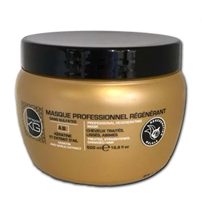 Imagen de Máscara sin sulfates a la Keratine y extracto de ajos keragold Pro AB Keratina 500 ml