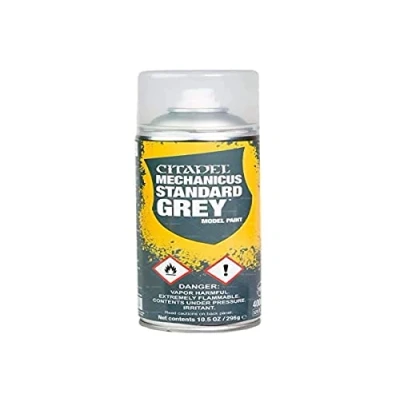 Imagen de Games Workshop Citadel Bombe sous couche Aérosol Mechanicus Standard Gris