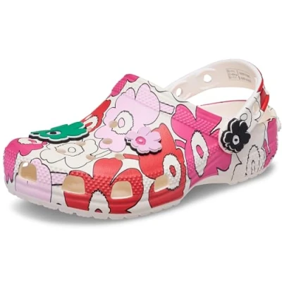 Imagen de Crocs Marimekko Unisex Zuecos para niños, Talla: 34/35, Multi Fibra sintética