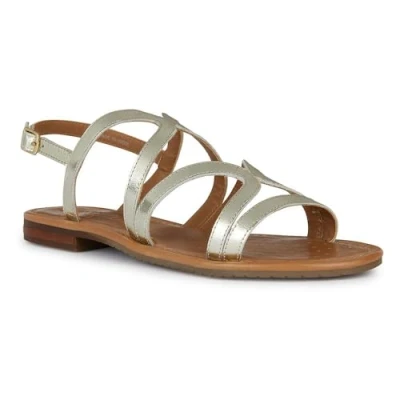Imagen de Geox D Sozy S Y, Sandalia Plana Mujer, Lt Gold, 35 EU