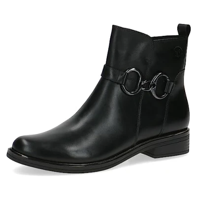 Imagen de CAPRICE 9 25344 41, Botines de tacón con cordones para Mujer, Negro (Black Nappa), 38 EU