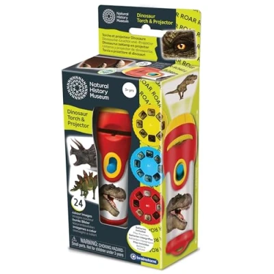 Imagen de Natural History Museum N5130 Dinosaur Torch &amp; Projector, 110mm