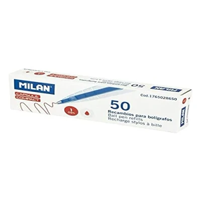Imagen de MILAN Caja 50 minas de recambio CAPSULE y COMPACT rojo