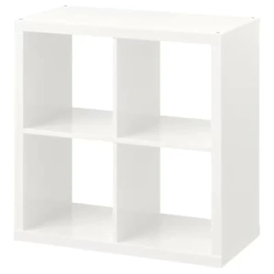Imagen de Kallax Estantería de IKEA Librería, cestas o boxes 77 X cm (Brillante), Color Blanco