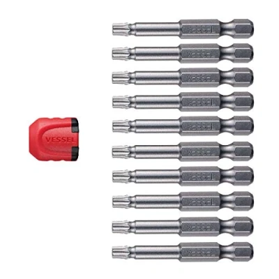 Imagen de VESSEL EMGETX2550P10T Neck Torsion TORX T25 50 mm Juego de 10 piezas