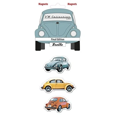 Imagen de BRISA VW Collection Imanes para refrigeradorpizarrón de Oficina Escarabajo/Beetle (Conjunto 3/Final/Variado)