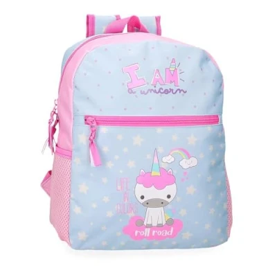 Imagen de Roll Road I Am a Unicorn Mochila Escolar Azul 27x33x11 cms Poliéster 9,8L