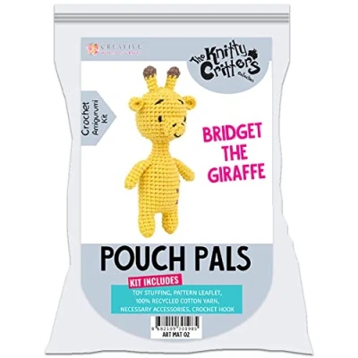 Imagen de KNITTY CRITTERS The Pouch Pals Bridget Giraffe