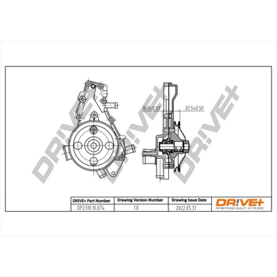 Imagen de Bomba de agua, refrigeración del motor Dr!ve+ DP2310.10.074
