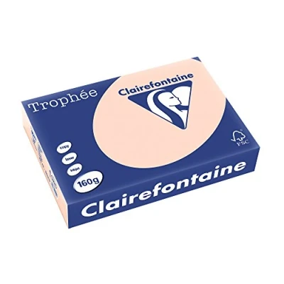 Imagen de Clairefontaine Trophée Resma de papel, 250 hojas, A4, 21 x 29.7 cm, color salmón