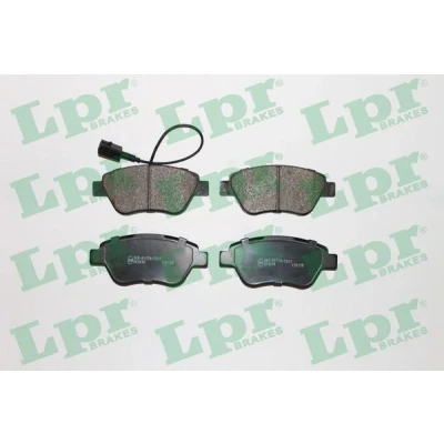 Imagen de LPR 05P1225 Juego de pastillas freno FIAT: Grande Punto Hatchback, Doblo I Cargo, Familiar, ALFA ROMEO: MiTo