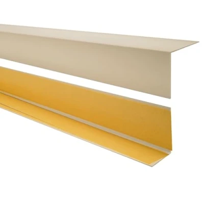 Imagen de Quest Perfil angular de PVC, plástico, autoadhesivo, protección bordes y esquinas, listón angular, 50x20mm, 150cm, beige