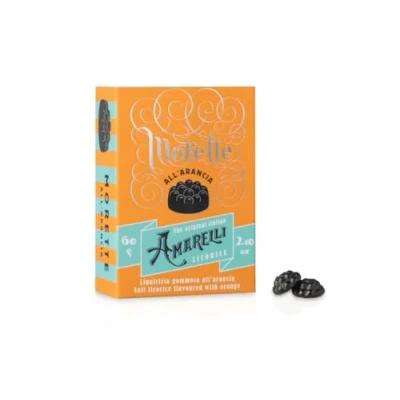 Imagen de Morette con Sabor a Naranja 60 gr Liqurizia Amarelli