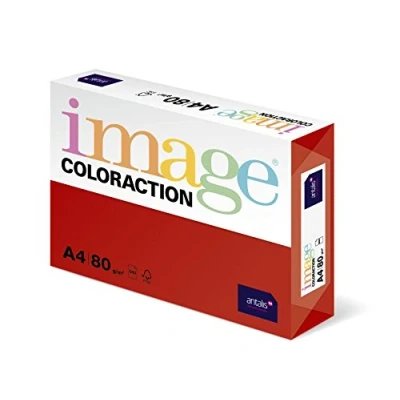 Imagen de Coloraction 838A 080S 17 Papel de colores (DIN A4, 80 g) color rojo coral