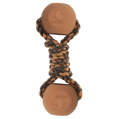 Imagen de Carhartt Juguetes para Mascotas, Resistentes Perros Tirar y Buscar, Hueso de Cuerda Masticar