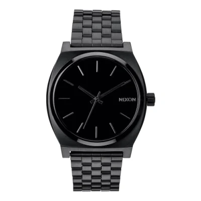 Imagen de Nixon Reloj Analógico para Hombre de Cuarzo con Correa en Acero Inoxidable Time Teller A045001 00, Negro