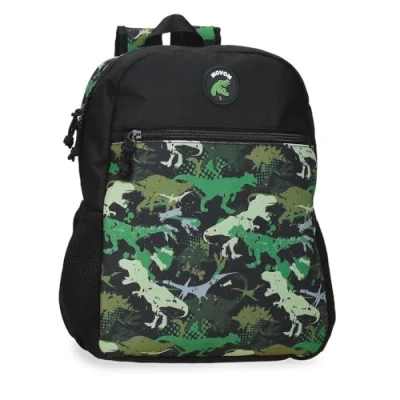 Imagen de Movom Raptors Mochila Escolar Negro 27x33x11 cms Poliéster 9,8L
