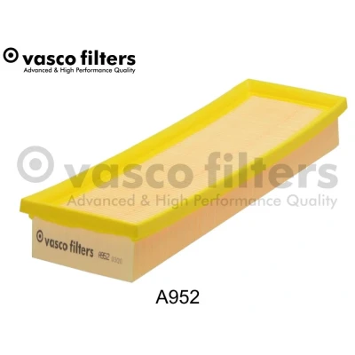 Imagen de DAVID VASCO A952 Filtro de aire 45 110 334 rectangular Cartucho filtrante CITROËN: Berlingo / First I, C2 Hatchback, C3 I Hatchback