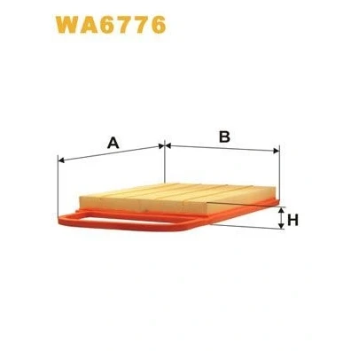 Imagen de WIX FILTERS WA6776 Filtro de aire 36 247 361 Cartucho filtrante SKODA: Fabia I Hatchback, 1 Combi, Berlina