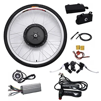 Imagen de Kit de conversión para bicicleta eléctrica, 36 V, 250 W, 26 pulgadas, rueda delantera, motor delantero