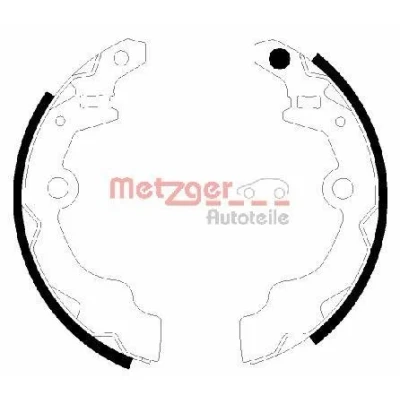 Imagen de METZGER MG 943 Zapatas de Freno Eje trasero 180 31