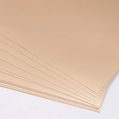 Imagen de Craftelier Pack de 15 Cartulinas Metalizadas Foil Material Ideal para Proyectos Tarjetería, Scrapbooking y Manualidades Gramaje 250 gsm Tamaño 30,48 x cm (12&quot; 12&quot;) Color Oro Rosa