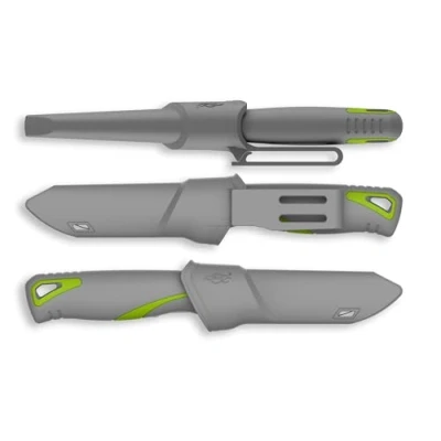 Imagen de Ganzo G807 GY Cuchillo de Hoja fija 9CR14 acero inoxidable Mango ergonómico antideslizante Camping Caza Pesca EDC al aire libre con vaina (Gris)