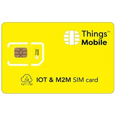 Imagen de Tarjeta SIM para dispositivos IOT (internet de las cosas) GSM / 2G 3G 4G con crédito incluido 10